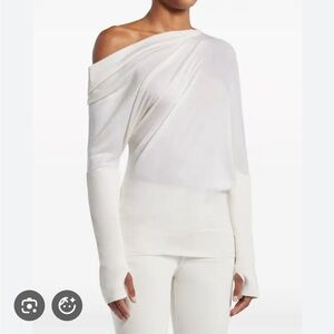 Tom Ford one-shoulder cashmere-blend sweater. Tag attached but loose.